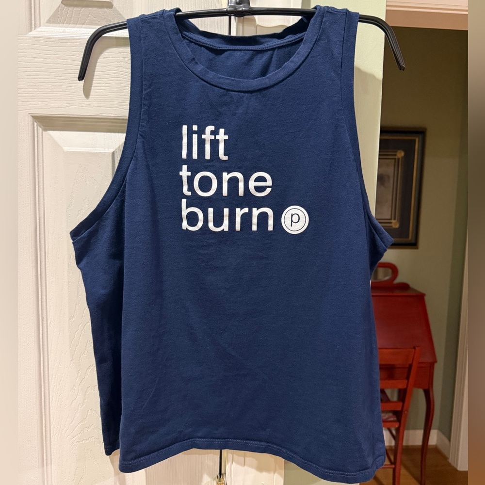 Pure Barre XL Navy Blue Tank Top
